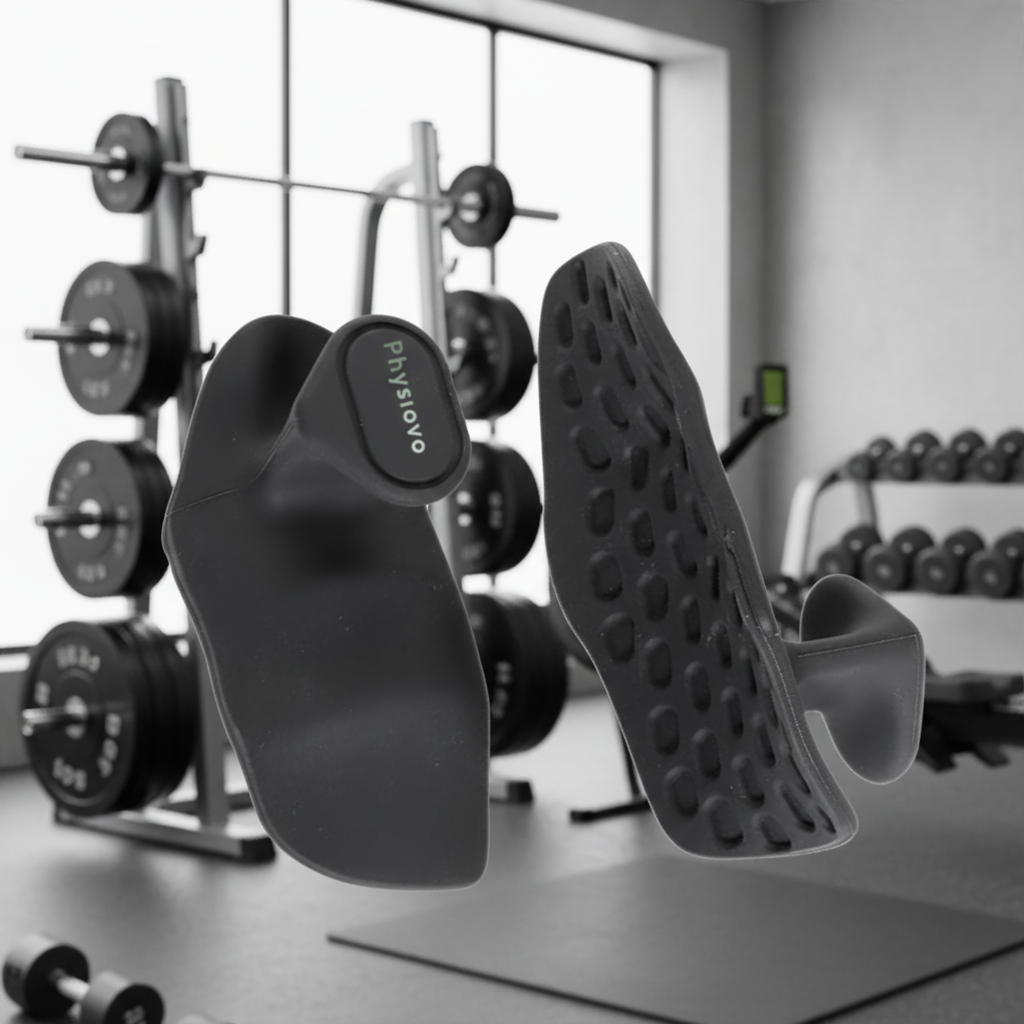 Grips Physiovo avec arrière-plan gym